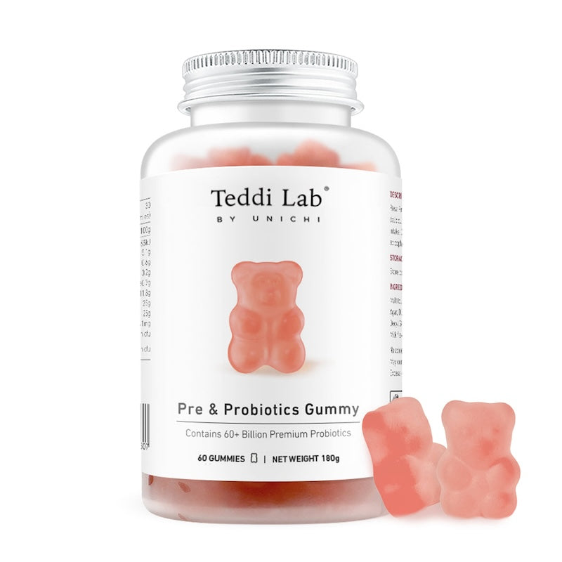 ShopJoyNZ - Unichi Teddi Lab 澳洲輕體益生菌 小熊軟糖 60粒