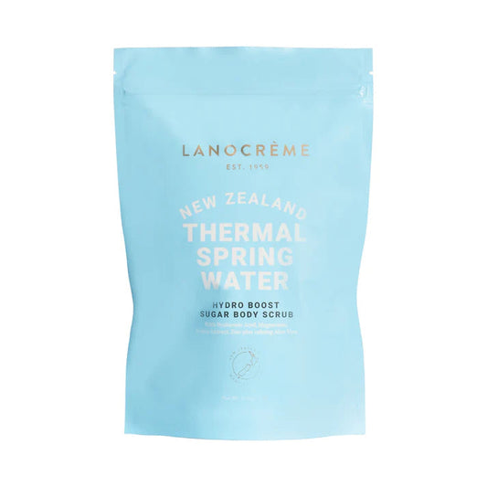 Lanocreme Thermal Spring Water Hydro Boost Sugar Scrub，紐西蘭蘭儂，溫泉水角質磨砂粉，200g