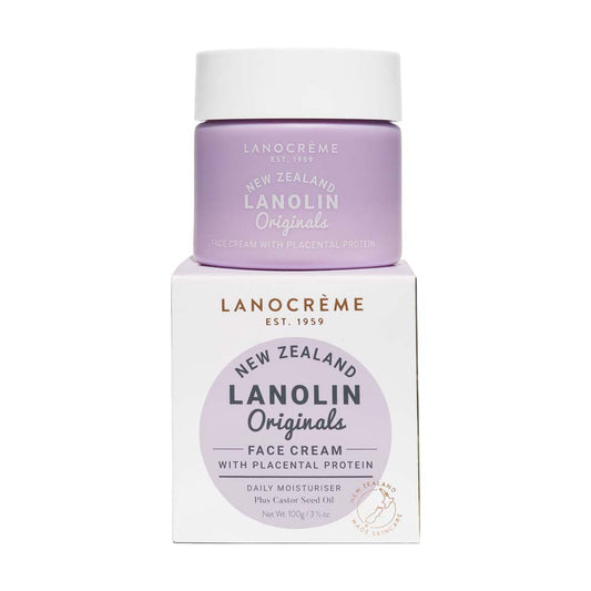 Lanocrème 紐西蘭蘭儂，羊胎素蛋白羊毛脂面霜 100g