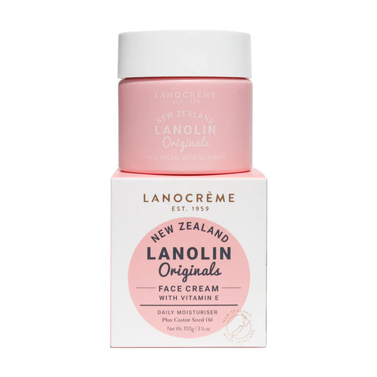 Lanocreme Lanolin Vitamin E 紐西蘭蘭儂，經典羊毛脂保濕面霜 100g
