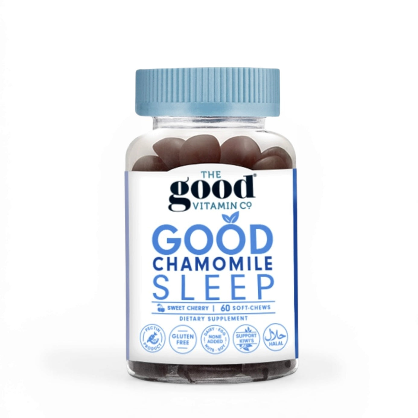 The Good Vitamin Co 紐西蘭 洋甘菊助眠軟糖 60粒 櫻桃口味