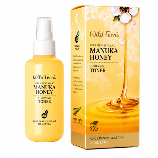 Wild Ferns Manuka Honey Purifying Toner，麥蘆卡蜂蜜淨化化妝水 140ml