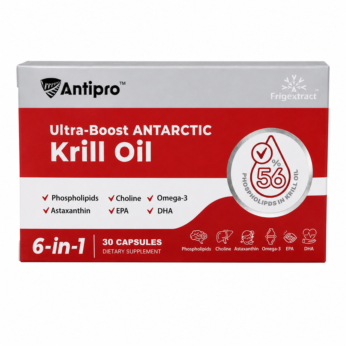 Antipro 南極磷蝦油膠囊 30粒 產品圖