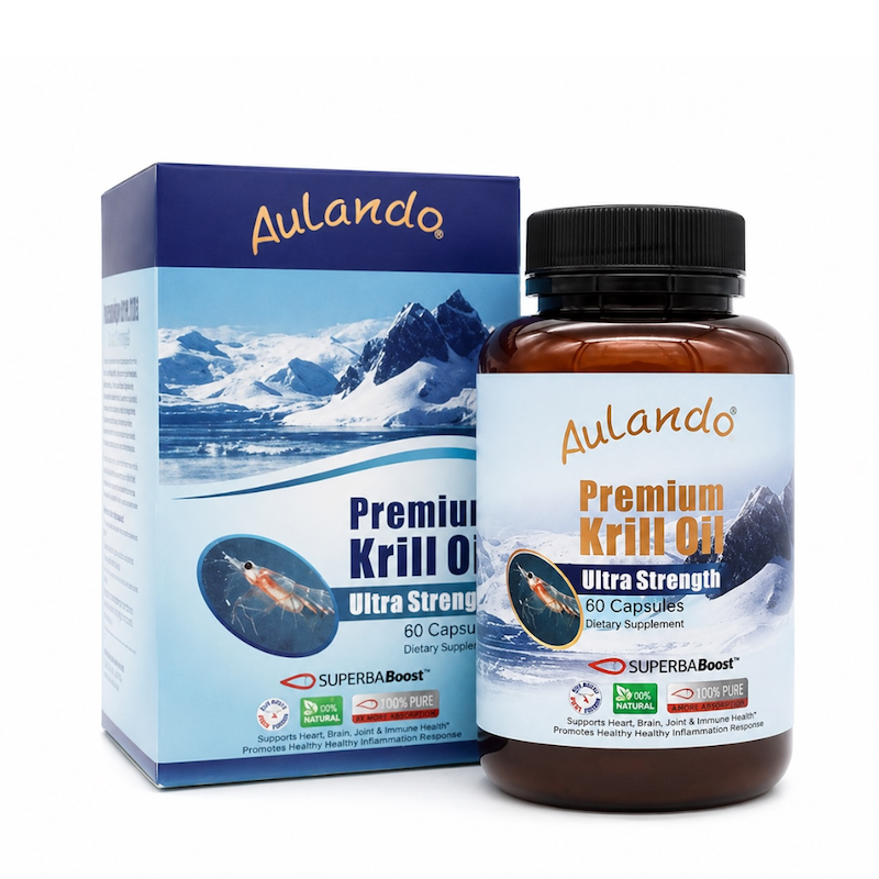 Aulando高濃度磷蝦油膠囊 90粒 產品圖