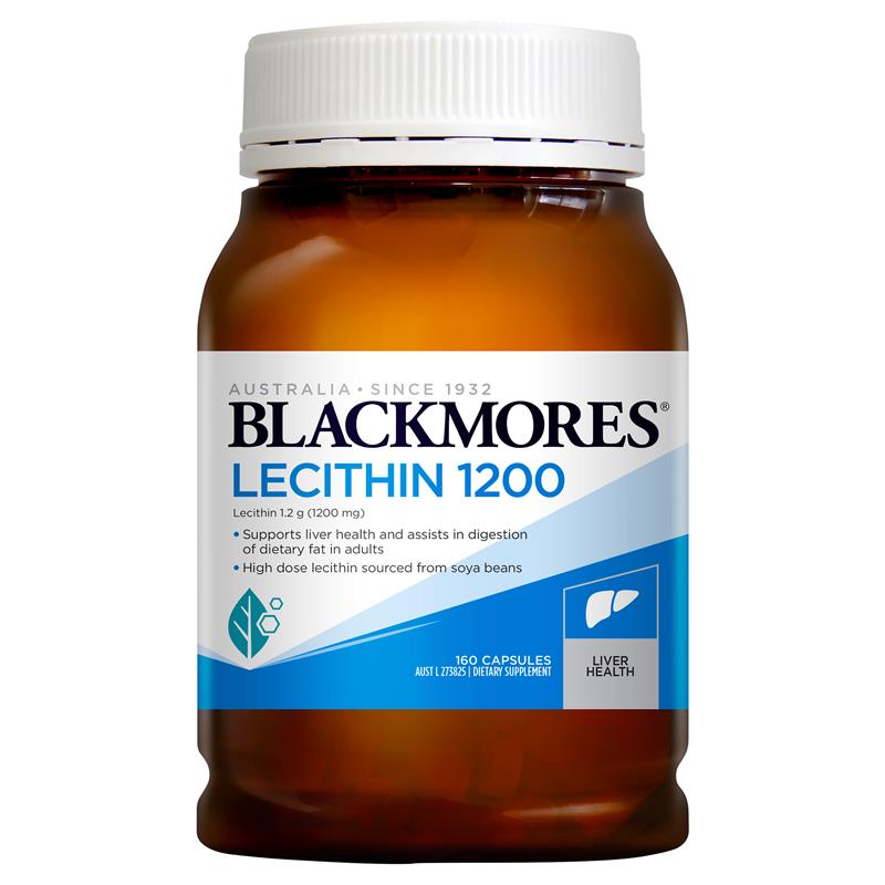 ShopJoyNZ - Blackmores Lecithin 澳洲澳佳寶 卵磷脂膠囊 1200mg 160粒