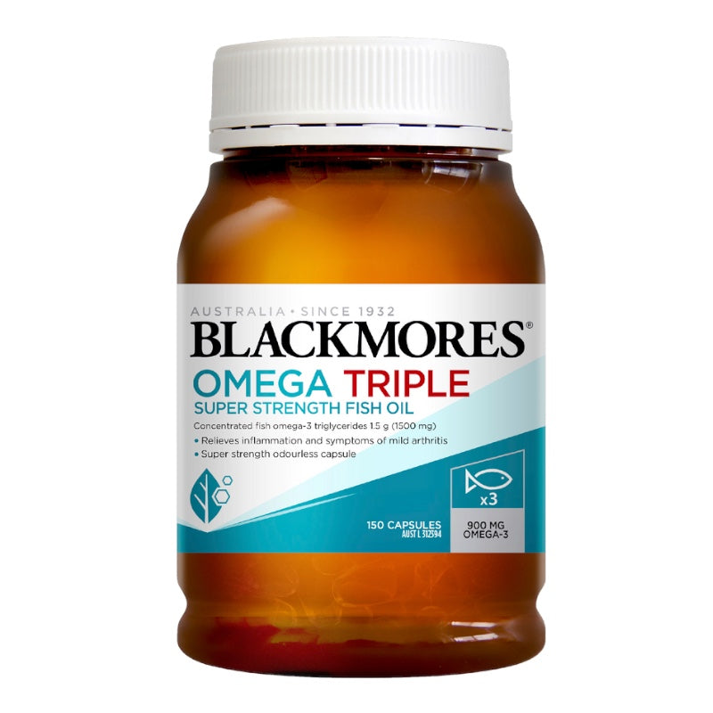 Blackmores Omega Triple 澳洲澳佳寶 3倍強效魚油 150粒