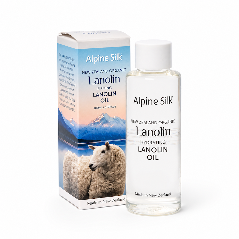 Alpine Silk 紐西蘭有機羊毛脂保濕油 100ml 規格 產品圖