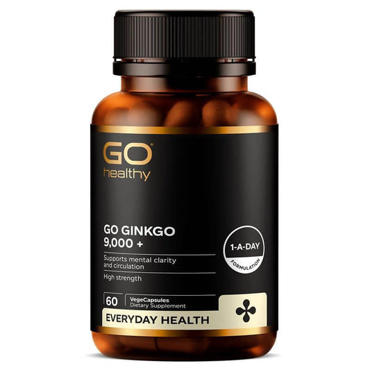 Go Healthy Ginkgo 紐西蘭高之源，銀杏膠囊 9000+ 60粒