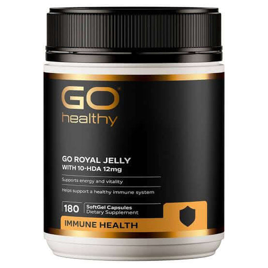 Go Healthy 紐西蘭高之源 天然蜂王漿膠囊10-DHA 12mg 180粒