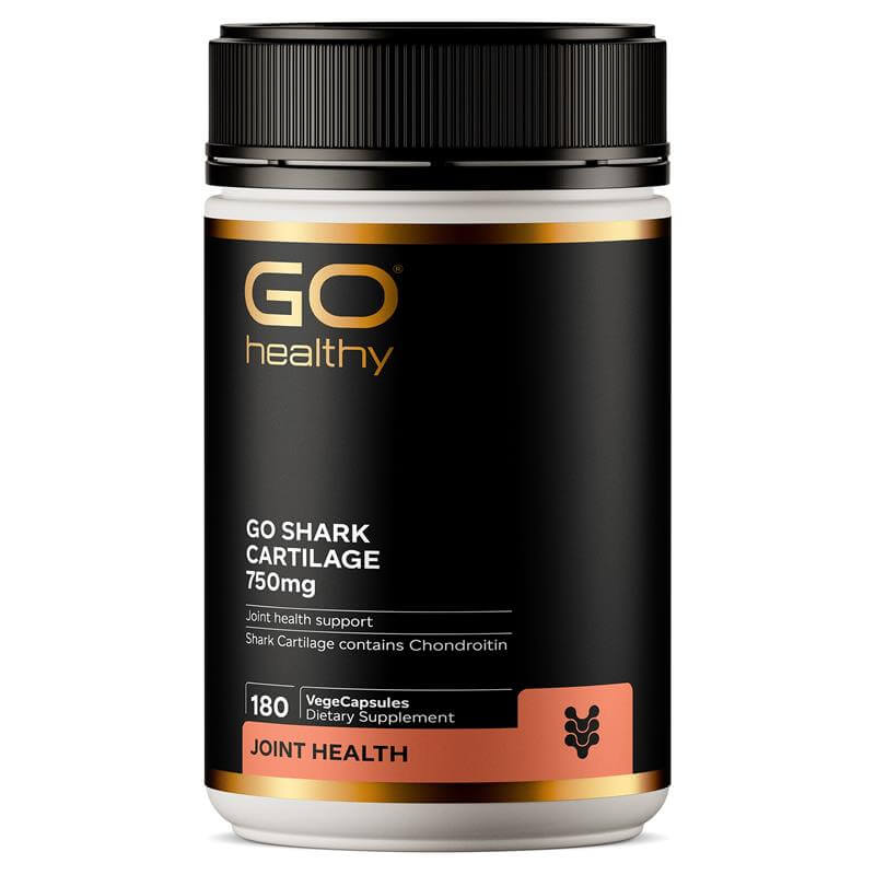 ShopJoyNZ - Go Healthy Shark Cartilage 紐西蘭高之源，鯊魚軟骨素膠囊 750mg 180粒