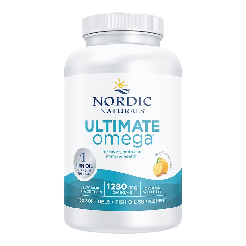 Nordic Naturals Ultimate Omega 魚油軟膠囊 180粒 檸檬味