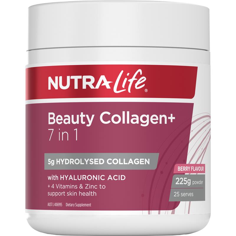 ShopJoyNZ - Nutralife Beauty Collagen+ 紐西蘭紐樂 7 in 1 美容膠原蛋白粉 225g
